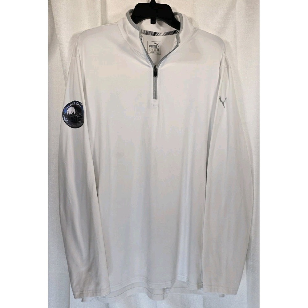 Puma 2019 Ryder Cup Las Vegas Mens Size XL White Pullover 1/4 Zip Oregon Montana